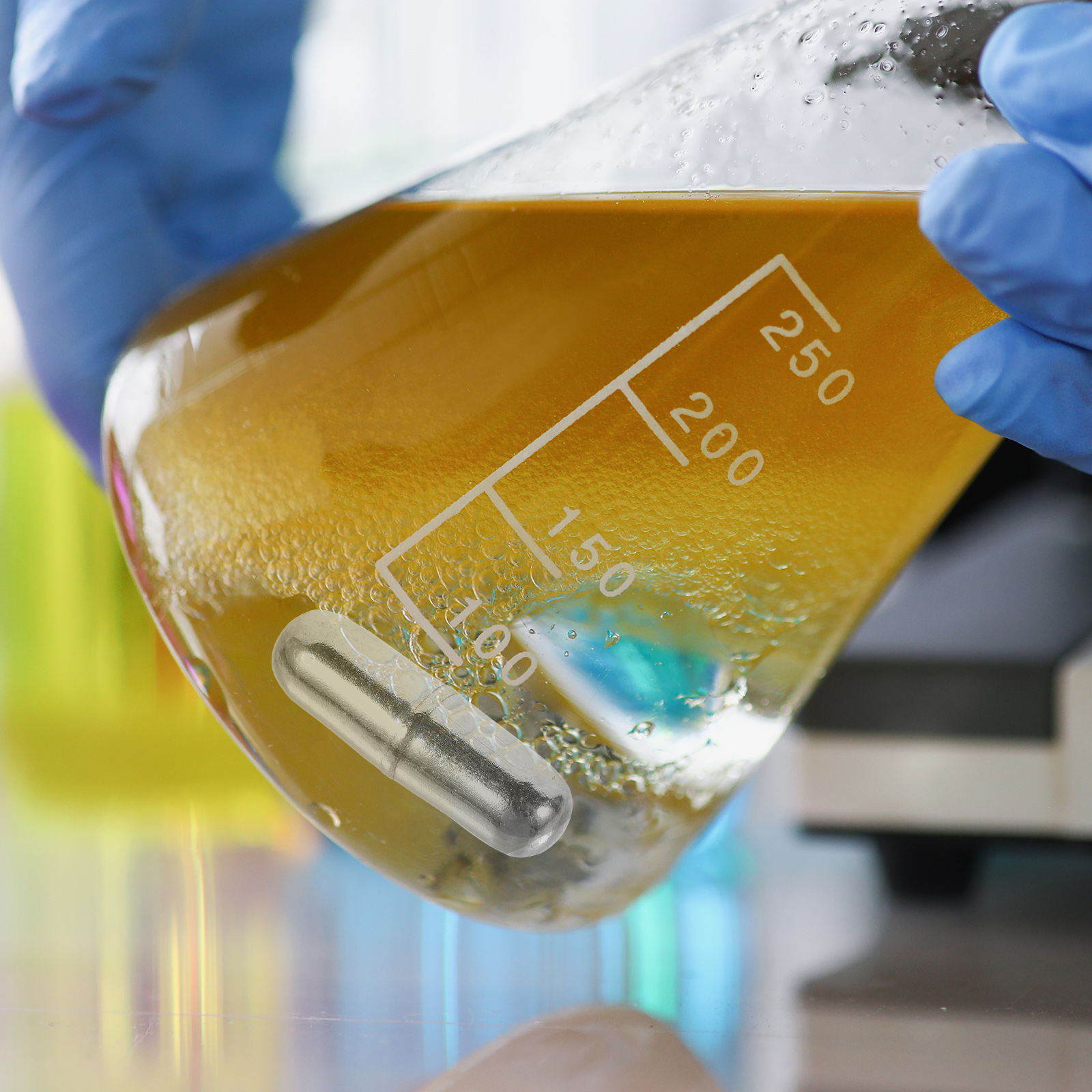 Magnetrührer, Metallstab, Edelstahl-Rührmischer für Laborkapsel