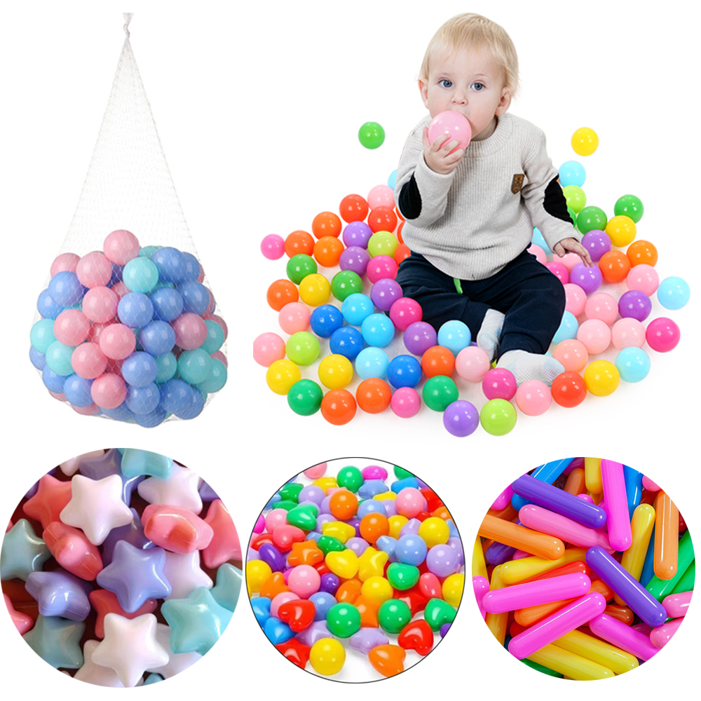 50 шт. детские пластиковые шарики, детские игрушки, спортивный мяч на открытом воздухе, экологически чистый водный бассейн, шарики с океанской волной, детский воздушный мяч для снятия стресса