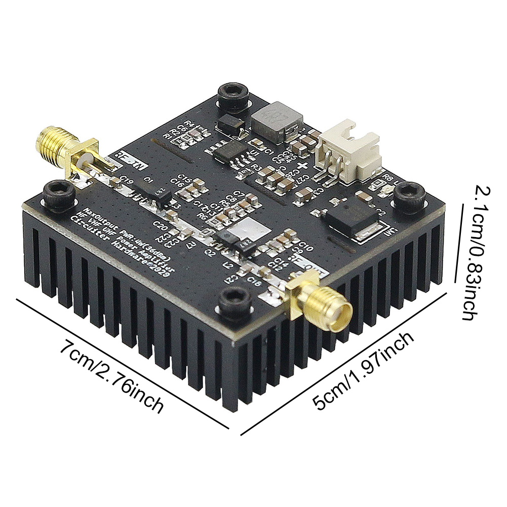 Amplificateur de puissance VHF UHF RF, Gain 0.5-800MHz 40dB, HF VHF UHF pour Radio amateur