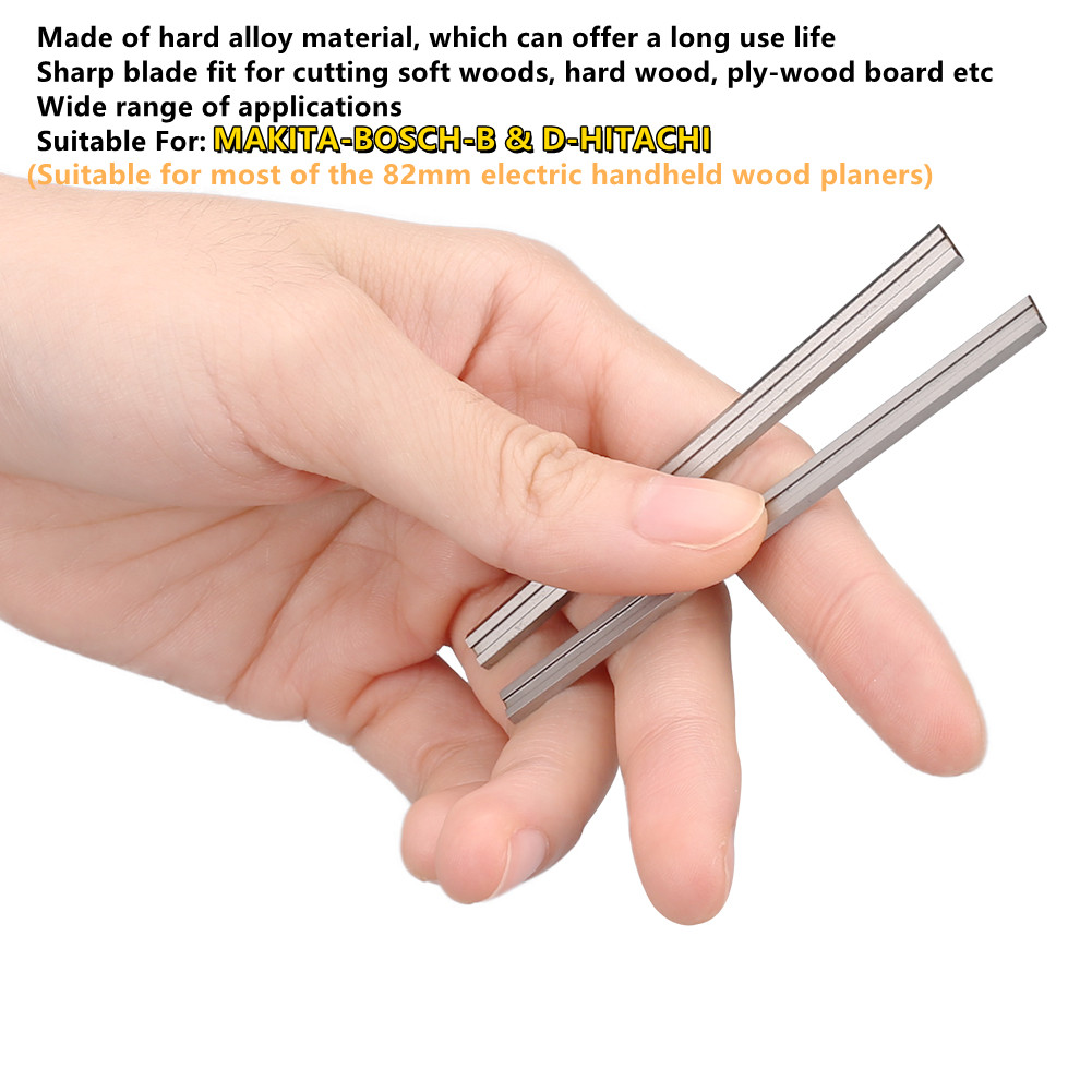 10 шт./набор, карбидные ножи для Рубанок Makita,DeWalt,BOSCH, WEN, Ryobi,Black & Decker