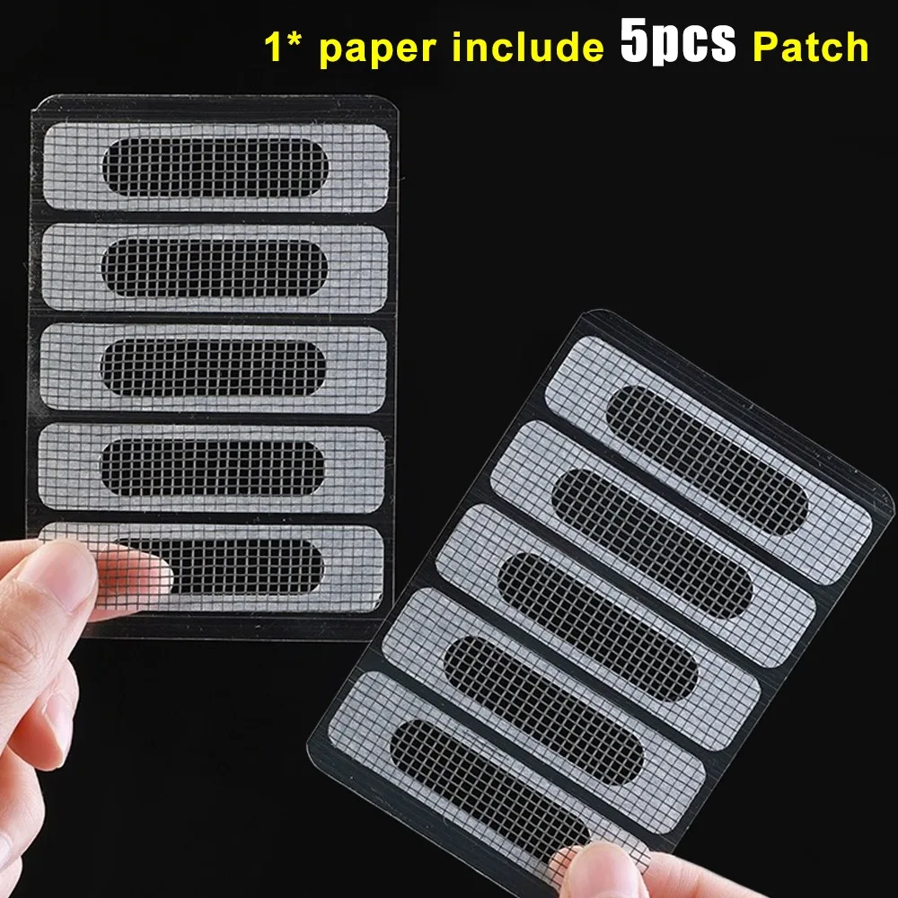 Window Screen Patch Exhaust Grille Window Door Drainage Hole Anti Mosquito Insect Paste Mesh Net Screen Invisible Repair Sticker