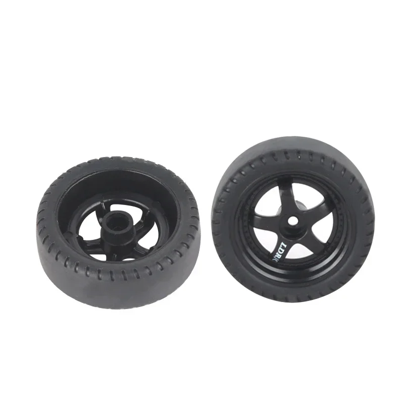 4pcs 33mm RC Hard Drift Tire Wheel Hard Tyre for LDRC AE86 A86 LD1801 LD1802 LD1803 LD1804 A01 A02 1/18 RC Car Upgrade Parts