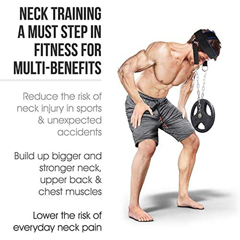 머리 목 훈련 머리 하네스 무게 베어링 캡 신체 Strengh 조정 가능한 운동 스트랩 목 근육 파워 훈련 체육관 피트니스