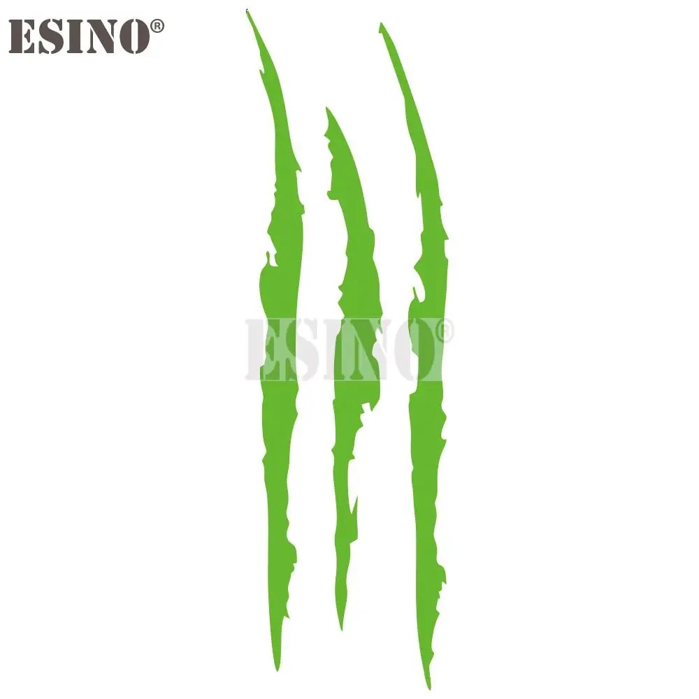 จัดแต่งทรงผมรถ Ghost Claw Scratch Stripe Marks ไฟหน้า Decal ไวนิล Decal Auto Body สติกเกอร์ตกแต่ง PVC แกะสลักไวนิล Decal