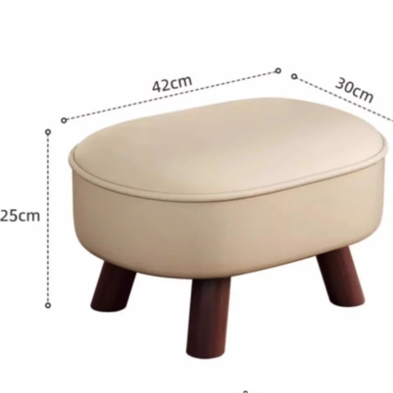 Taburete pequeño XD, taburete bajo de madera maciza para el hogar, taburete para cambiar zapatos, mesita para café de sala de estar resistente y duradero, taburete para sofá, nuevo