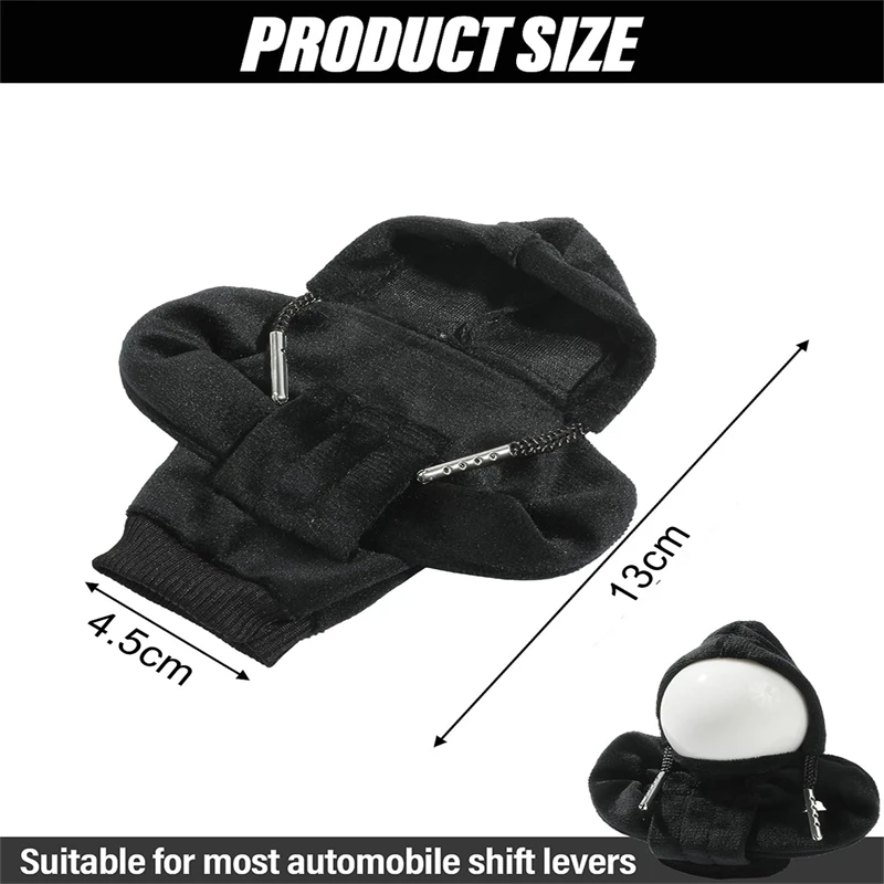 Shift de engrenagem mini capa com capuz capa de mudança de engrenagem alça decoração se encaixa manual automático universal alavanca de mudança do carro decoração interior
