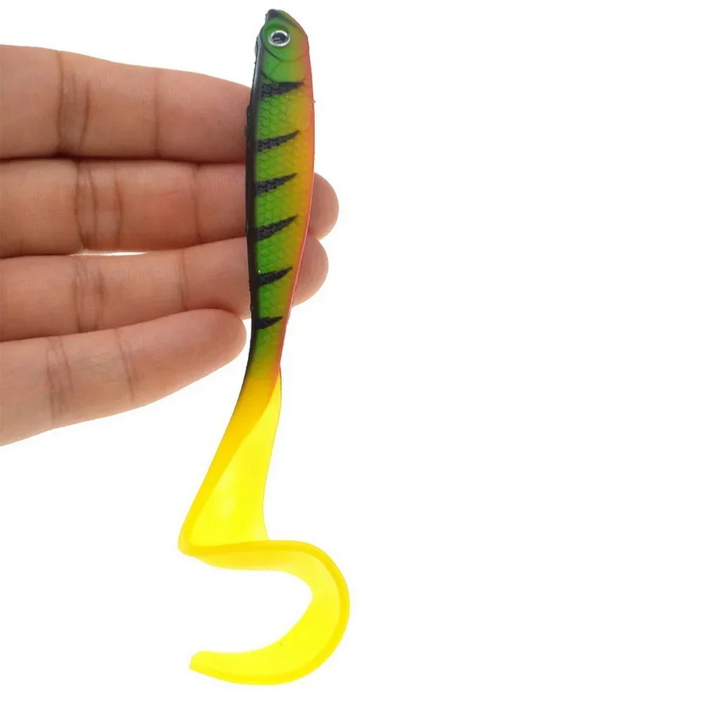 Señuelo de pesca 125mm 5,5g Swimbait Shad cola en T cebo suave señuelos de silicona artificiales Lucio pesca Jigging Wobblers