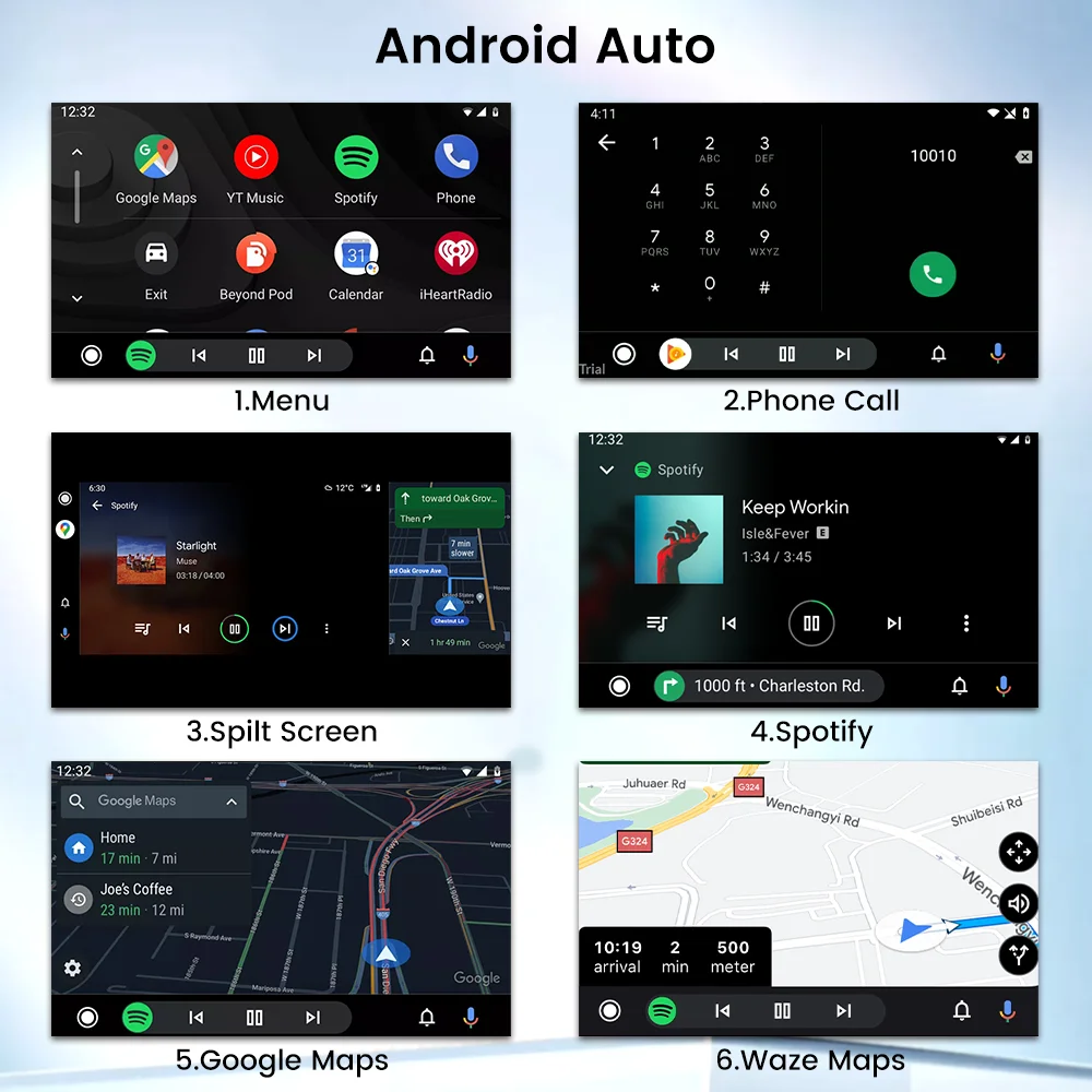 Carlinkit Wireless Android Auto CarPlay Dongle Wired Screen Mirroring für Aftermarket Android Radio Smart Link Box