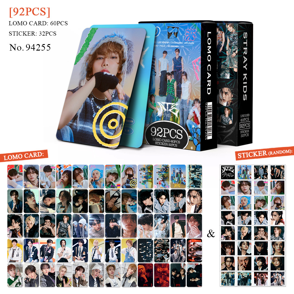 92 pçs kpop menino adesivos photocard escola mágica novo álbum perder meu respiração lomo cartões foto impressão cartão conjunto fãs coleção cartão postal