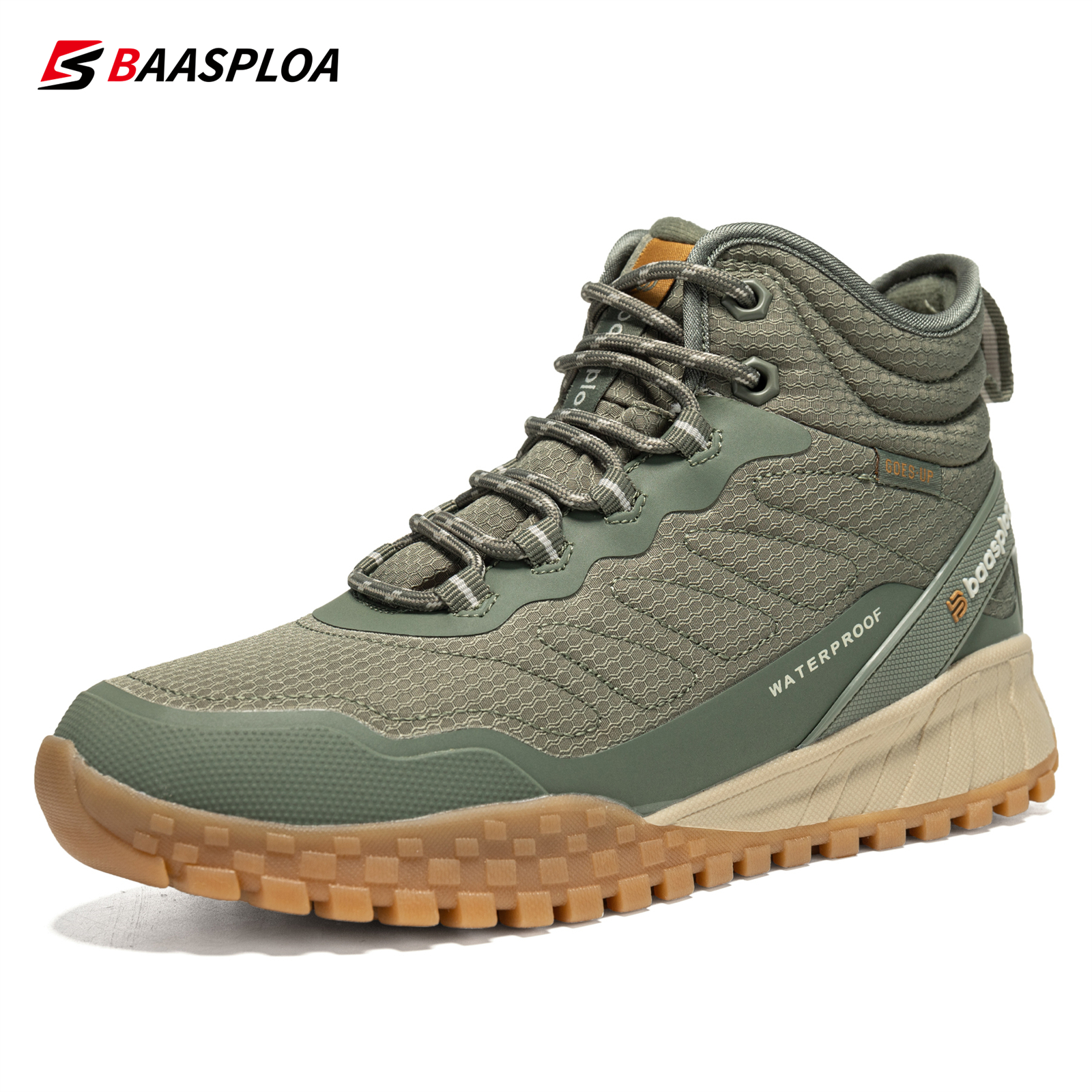 Baasploa Winter Frauen Turnschuhe Neue Casual Wasserdichte Plüsch Warme Schnee Stiefel Weibliche Im Freien Nicht-Slip Spitze up Wanderschuhe 