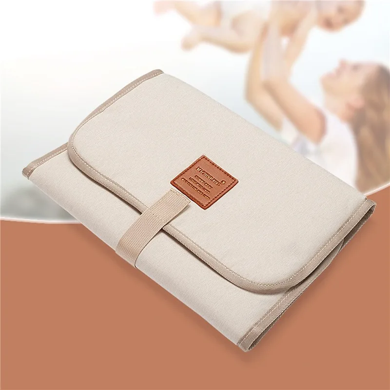 Dobrável fralda do bebê mudando almofada à prova dwaterproof água recém-nascido fralda portátil criança mudando mesa durável oxford folha de fralda do bebê