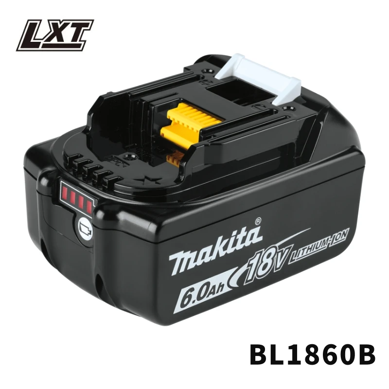 100% новый оригинальный аккумулятор Makita 18 В 6,0 Ач, для Makita BL1830 BL1830B BL1840 BL1840B BL1850 BL1850B, аккумулятор для электроинструментов модели
