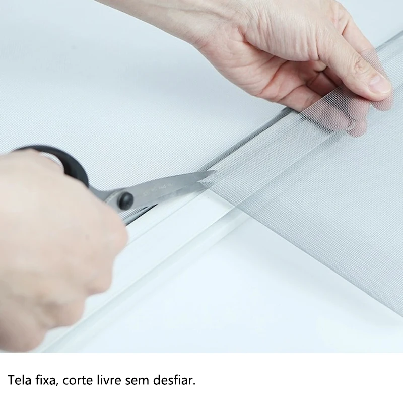 Tela de Janela de Grande Tamanho DIY, à Prova de Animais e Resistência a Mosquitos/Insetos, Adequada para Varandas, Jardins e Mais