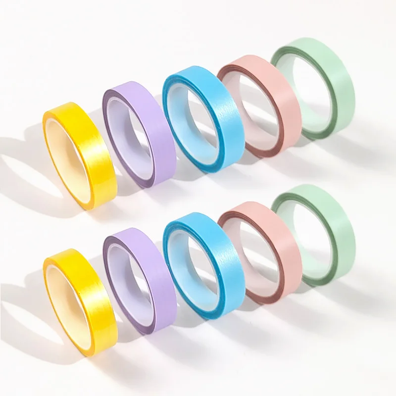 5 rollos de pestañas de índice fluorescentes transparentes, banderas, 5 colores, libro de anotaciones, nota adhesiva, cinta resaltadora, suministros escolares y de oficina