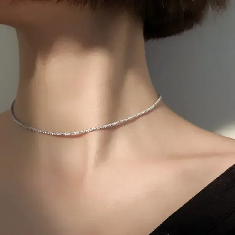 ю ยอดนิยมสร้อยคอผู้หญิง Clavicle CHAIN Choker แฟชั่นเครื่องประดับงานแต่งงานของขวัญวันเกิดจี้