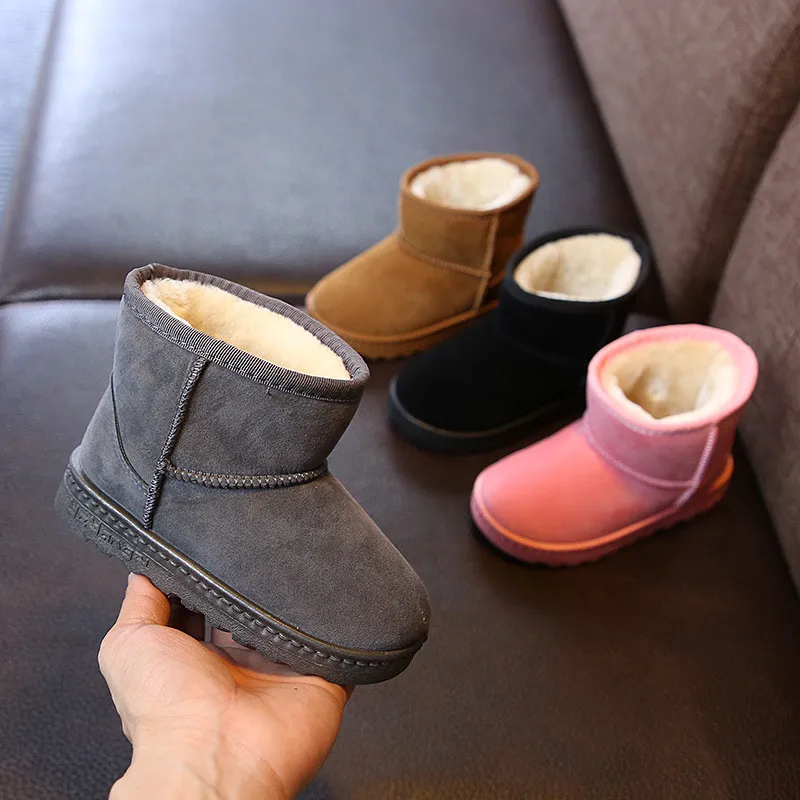 Mode Kinderen Casual Schoenen Meisjes Jongens Katoenen Snowboots Warme Kinderen Laarzen Jongen Winter Katoenen Schoenen Sneakers Bydкики