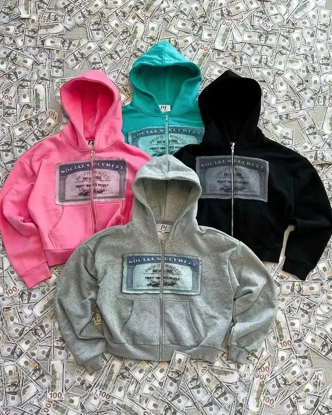 Y2K retro jesienne bluzy z kapturem dla mężczyzn i kobiet z nadrukiem spersonalizowane wzory street style street kardigan z kapturem długi rękaw