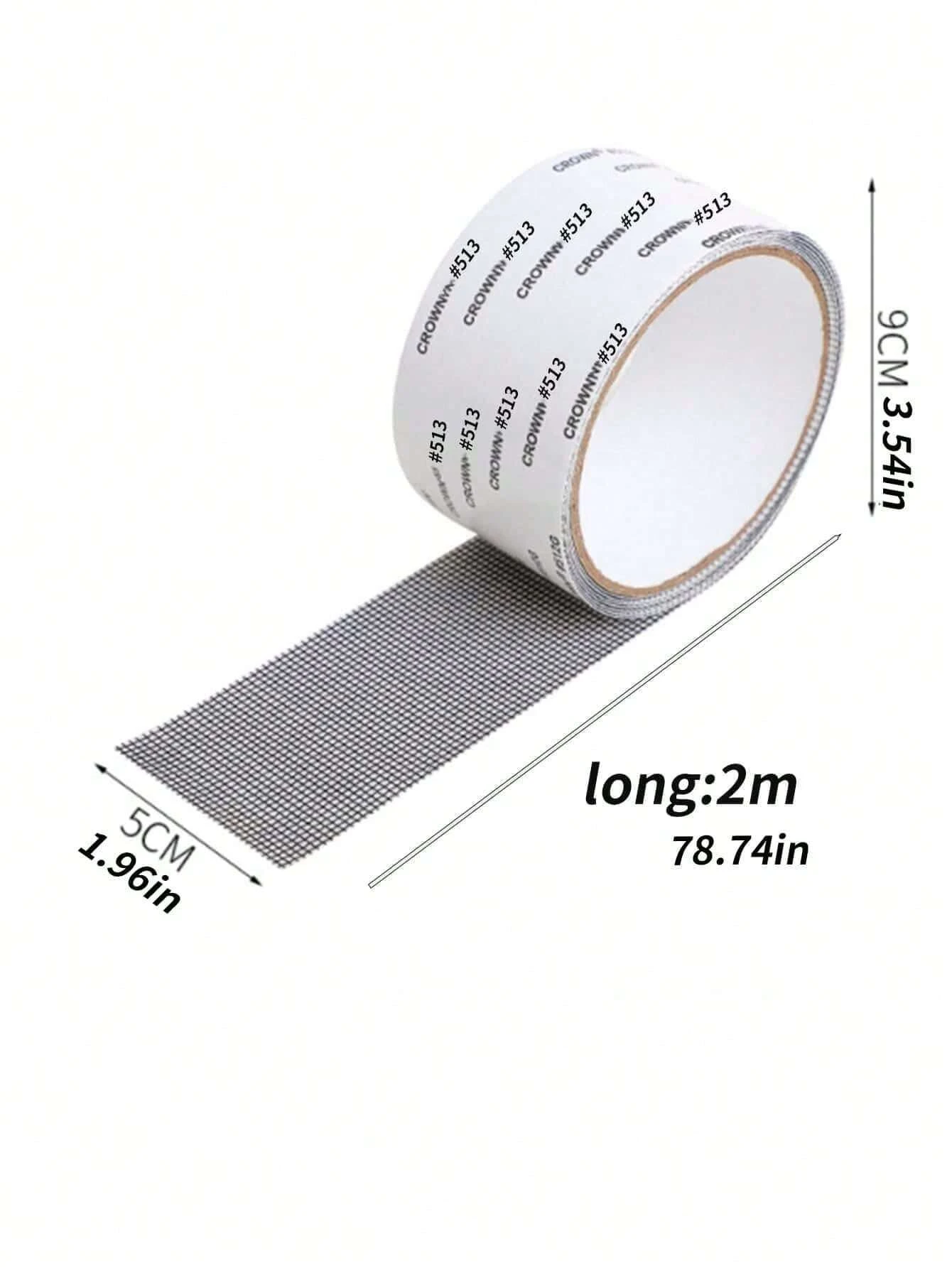 1roll Self Adhesive Window Screen Repair Tape, Anti-Insect Net Hole Reparing Patch, Suitable For Curtain Screen/ Net Repair