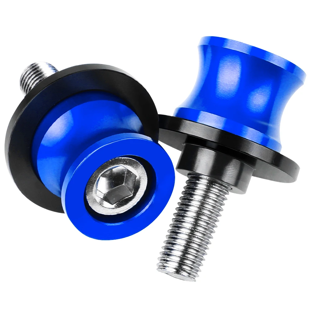 For YAMAHA MT09 MT-09 SP 2013 2014 2015 2016 2017 2018 2019 2020 2021 2022 2023 2024+ 6MM Swingarm Spools Stand Screws Slider