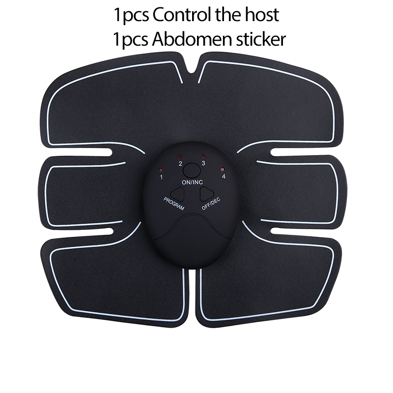 Drahtlose EMS ABS Stimulation Massage Pad Körper Abnehmen Trainer Maschine Elektrische Muskel Stimulator Abd Exerciser Pads