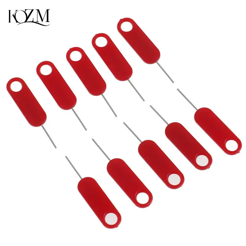 10 sztuk taca karty Sim wyjmowanie wysuń Pin klucz narzędzie igła ze stali nierdzewnej dla iPhone/iPad dla Samsung akcesoria części instrumentu