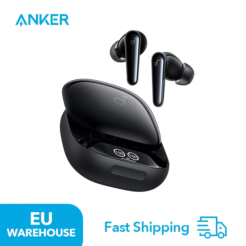 (EU-Lagerbestand) Soundcore von Anker Liberty 4 Pro, kabellose Bluetooth-Kopfhörer mit Geräuschunterdrückung, In-Ear