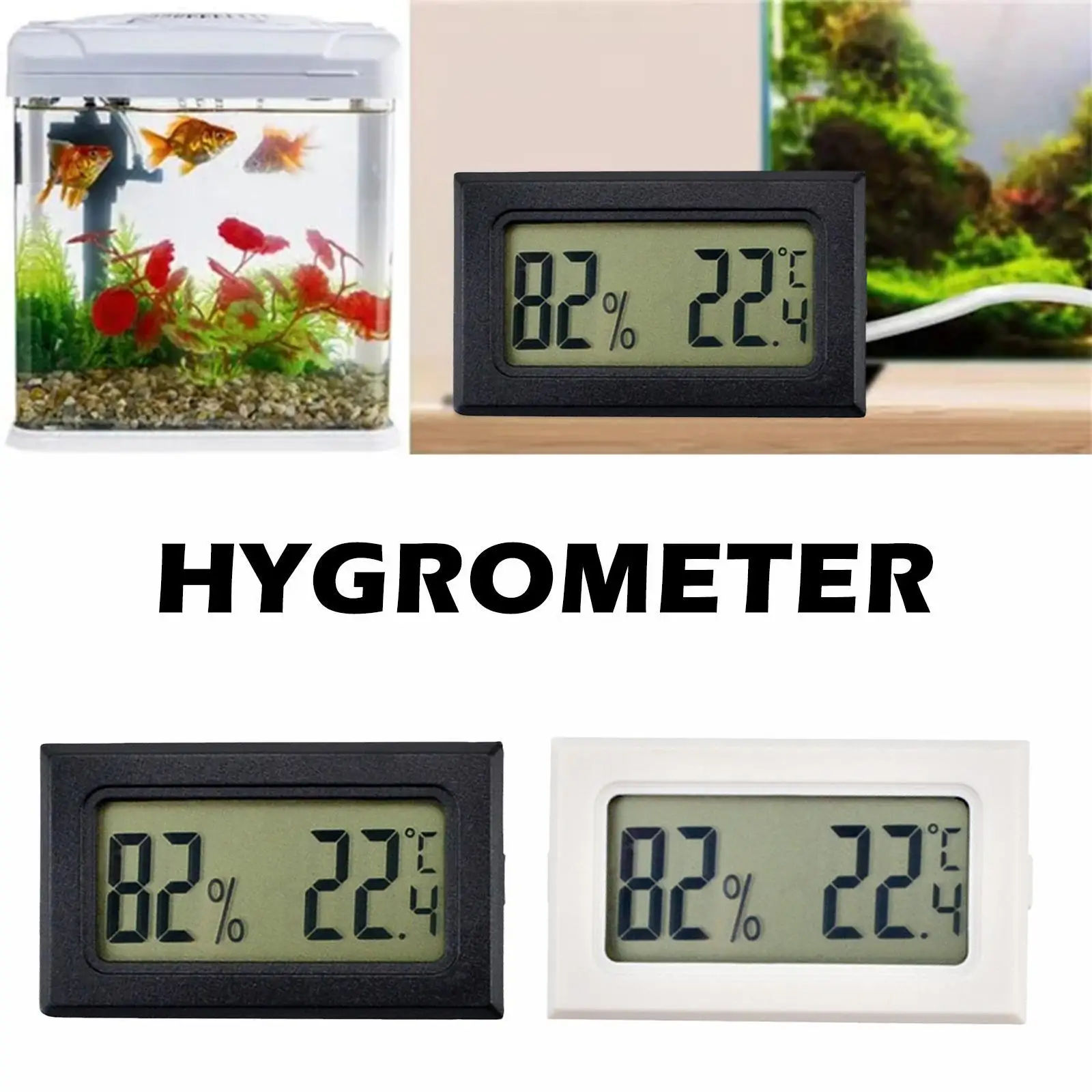 Mini Sensor de temperatura interior LCD Digital, medidor de humedad, termómetro electrónico, higrómetro, calibre conveniente-50 ~ 70 ℃