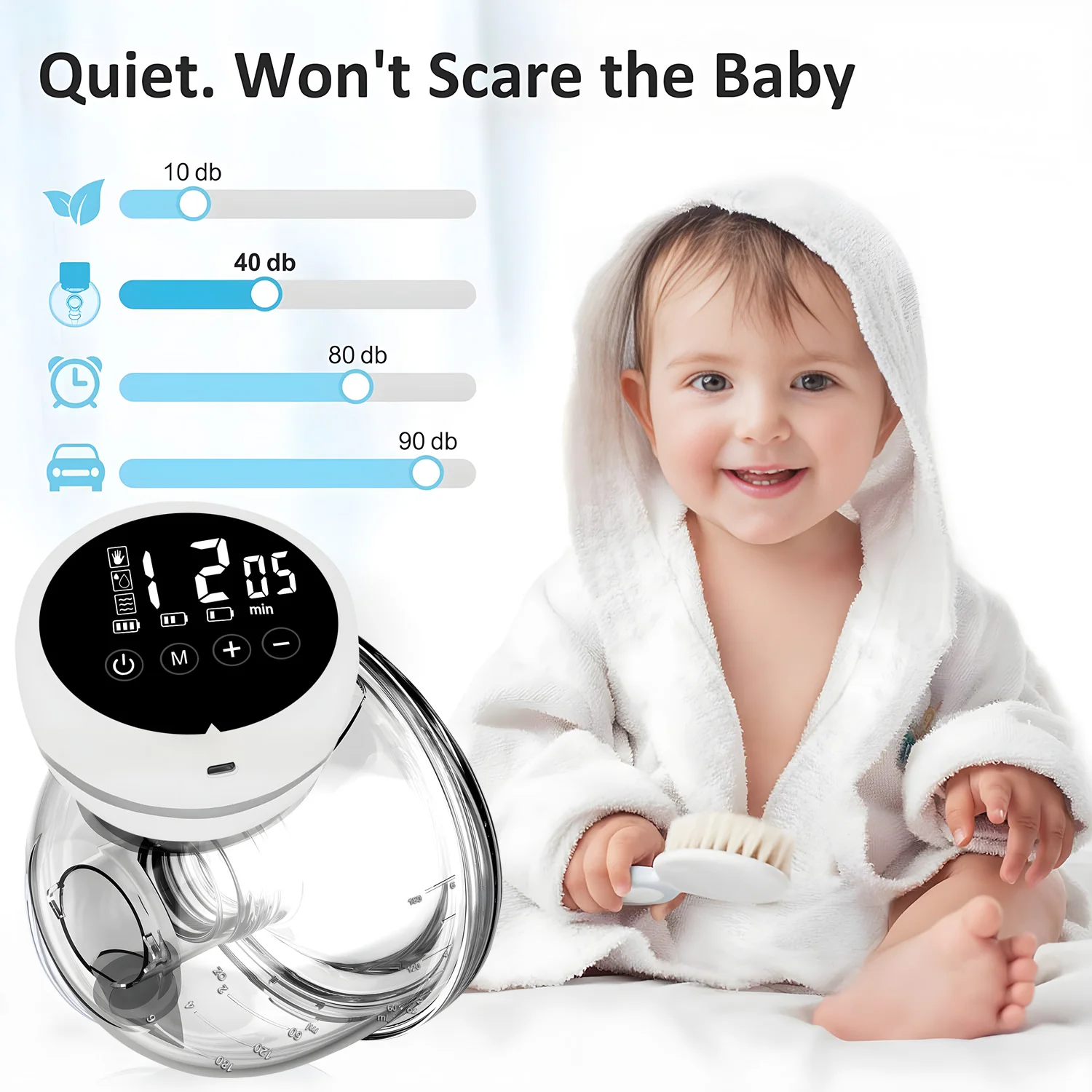 Tire-lait portable USB, Machine à traire et à traire du lait maternel, fournitures pour mère et bébé, tire-lait électrique automatique