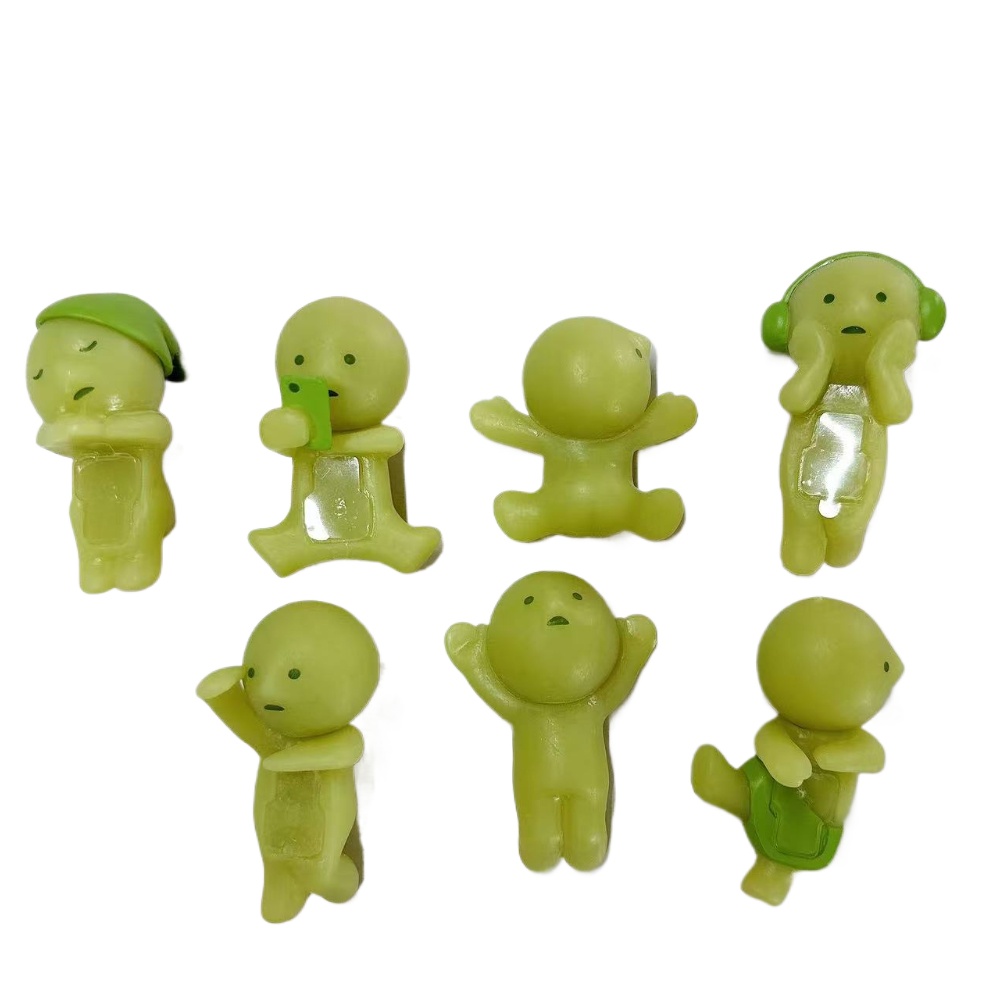 新しい Smiski ヒッパーズソニーエンジェル Recorative Q バージョンミニフィギュア暗闇で光る人形ブラインドボックスおもちゃコレクションクリスマスギフト