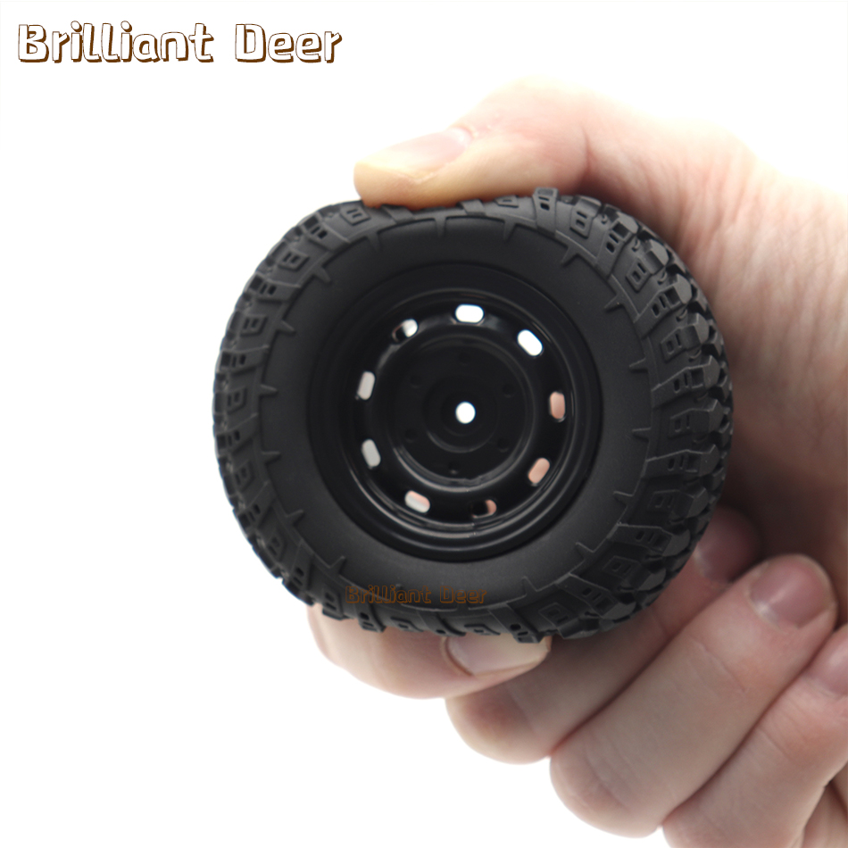 5 mm Sechskant MN99S Gummi-RC-Räder für MN98 MN82, WPL C24-1 B36 D12 C64 D74-1 Offroad-Auto-Upgrade, Hochleistungs-RC-Reifen