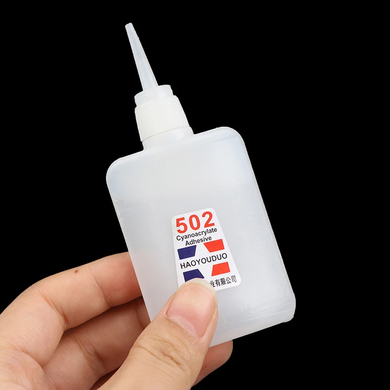 50G 빠른 건조 슈퍼 접착제 502 인스턴트 강한 접착 장난감 공예 신발 종이 나무 플라스틱 빠른 수리 접착제 유니버설
