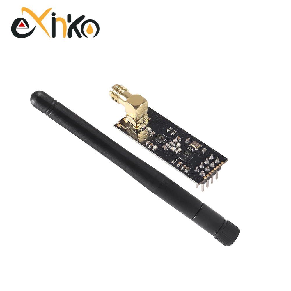 1-10 шт. NRF24L01 + PA + LNA 2,4G беспроводной модуль 1100 метров на большие расстояния с антенной