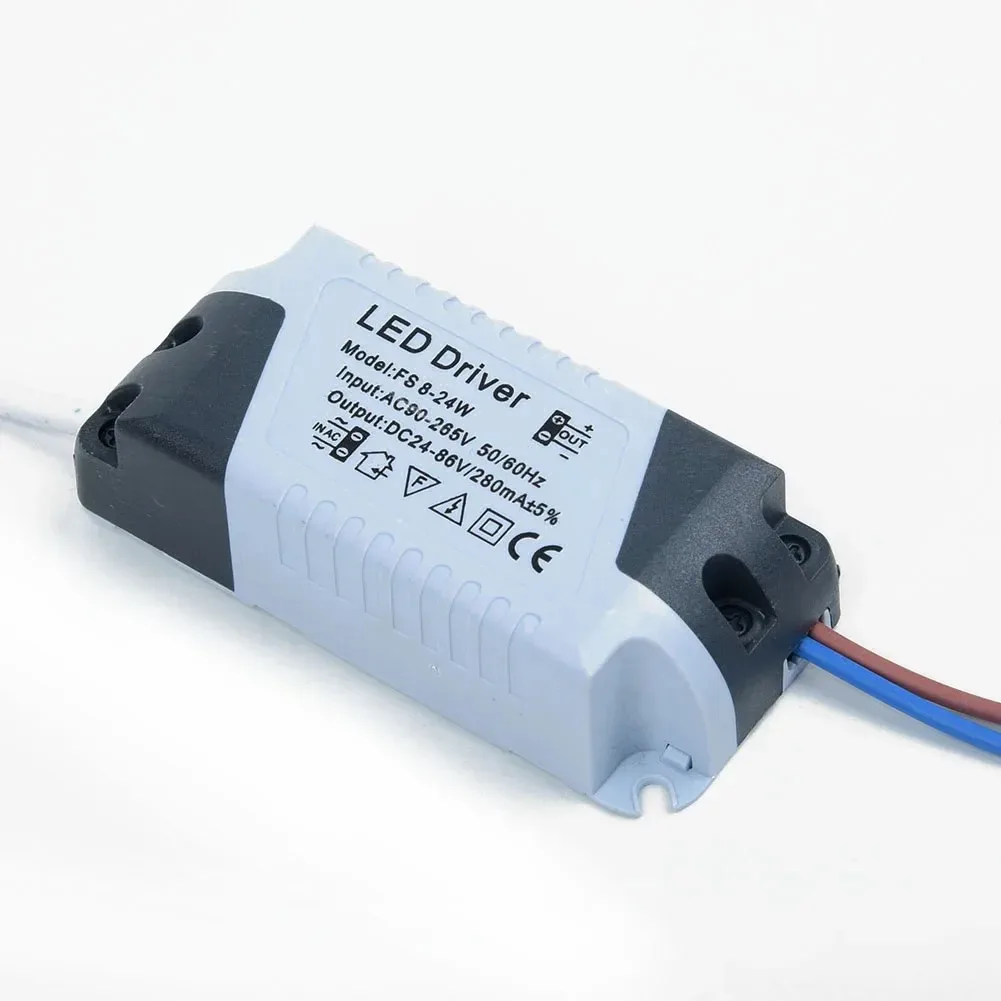 LED Driver 280mA 8-24W AC 110V 220V To DC 24V Lighting Transformer Panel Ceilling Lamp LED Strip Power Supply Adapter 1pc