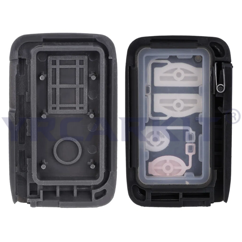 車のスマートリモートキートヨタランドクルーザープラドカムリクラウンオーリオン LC200 A433 F433 車のスマートキー Fob 車のキー 4D チップ 433Mhz