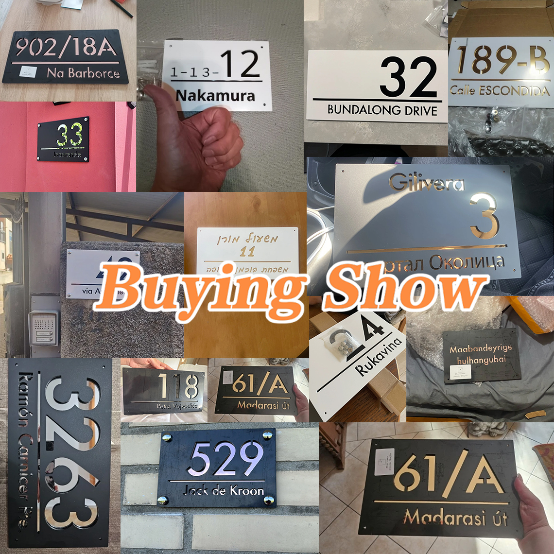 Grande número de casa externo sinal personalizado moderno residencial número placa de casa 3d corte a laser acrílico numbe sinal de rua