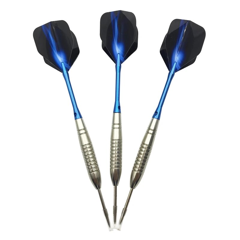 3 teile/satz Von 22g Torpedo Silber Dart Nadel Blau Aluminium Stange Blau Aurora Flügel Werfen Spiel Erwachsene Ausbildung unterhaltung