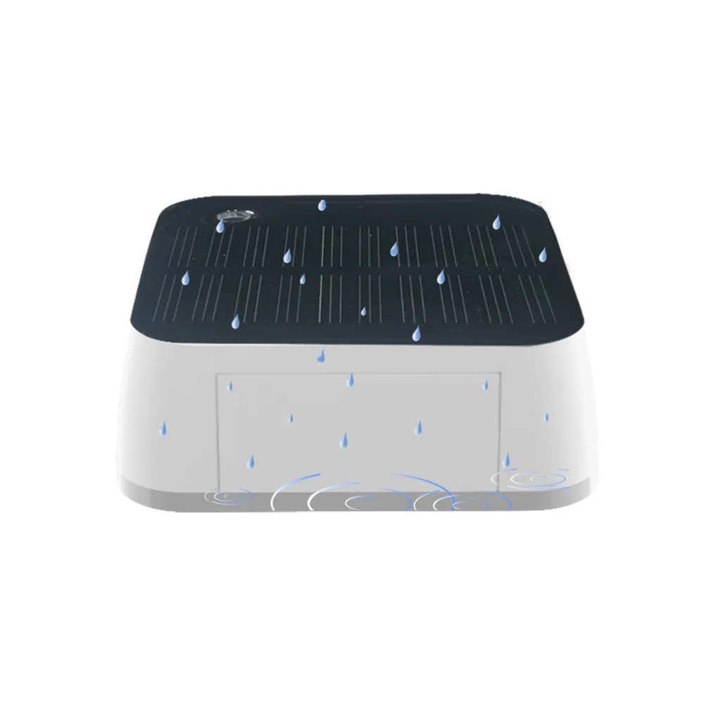 Haozee Tuya Zigbee Sensor de luz solar IP65 à prova d'água sem fio inteligente com suporte de energia solar Assistente doméstico Zigbee2mqtt
