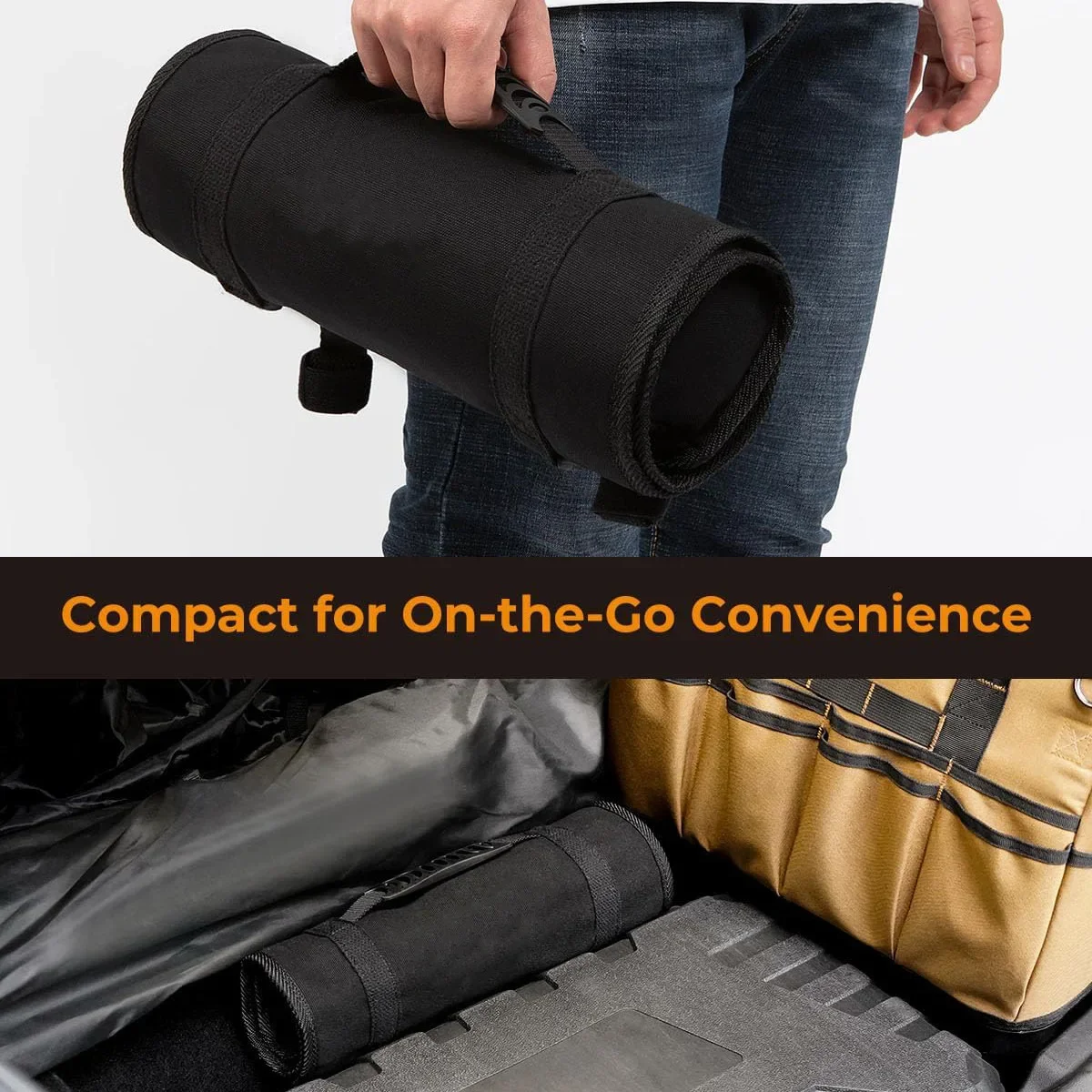 Multi-Purpose Tool Bag High Quality Professional Multi Pocket Hardware Tools Pouch Roll UP Portable Small Tools Organizer Bag