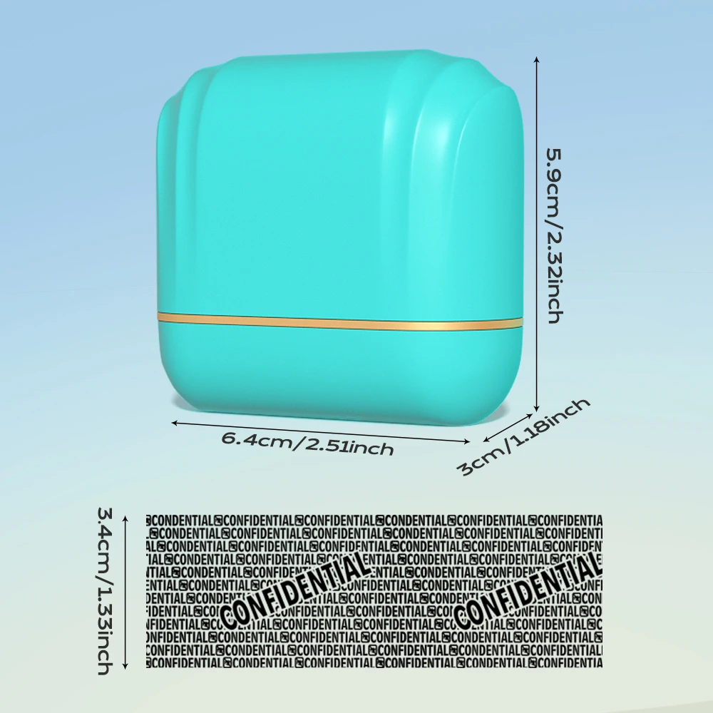 Wide-sized Identity Privacy Roller Seal, Specifically Designed for Blocking Confidential Addresses and Protecting Privacy