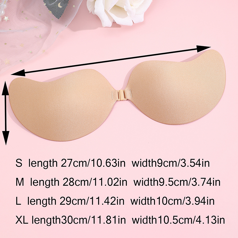 1-delige onzichtbare zelfklevende liftbeha, strapless en naadloze push-up anti-convexe bh, dameslingerie- en ondergoedaccessoires