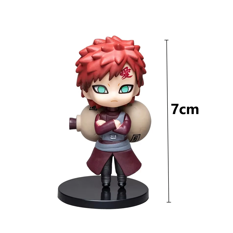 Hot 12 stks/set Anime Naruto Shippuden Hinata Sasuke Itachi Kakashi Gaara anime figuur Q Versie PVC Figuren Speelgoed Poppen Kid Gift
