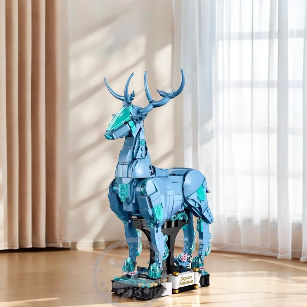 Mundo mágico brinquedo blocos de construção 2-em-1 filme animação modelo infantil patrono santo tijolo brinquedo presente aniversário das crianças