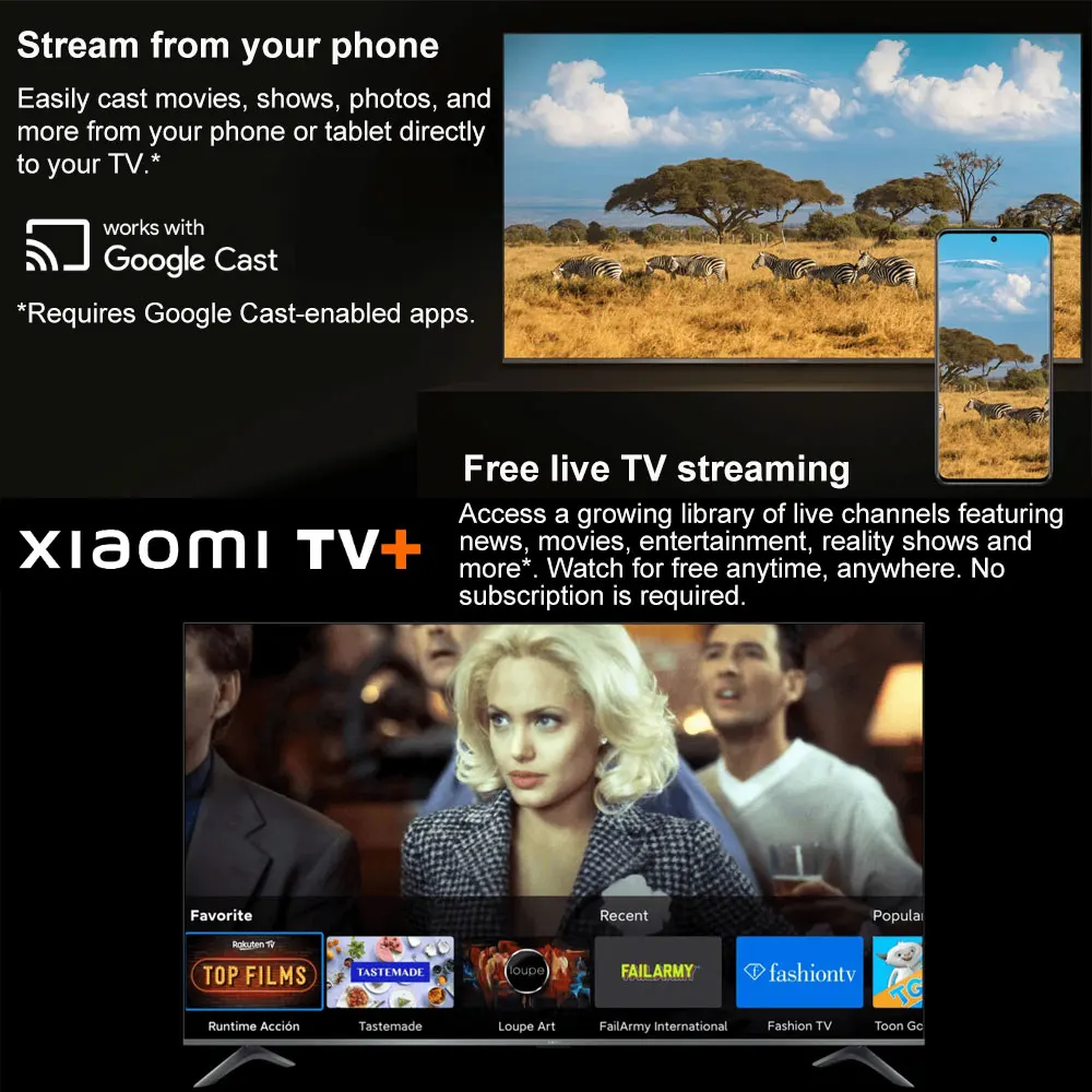 2025 Xiaomi TV Stick 4K 2nd Gen, Google TV, supporti in streaming portatili WiFi 6, assistente Netflix Google, dongle Smart TV BT5.2