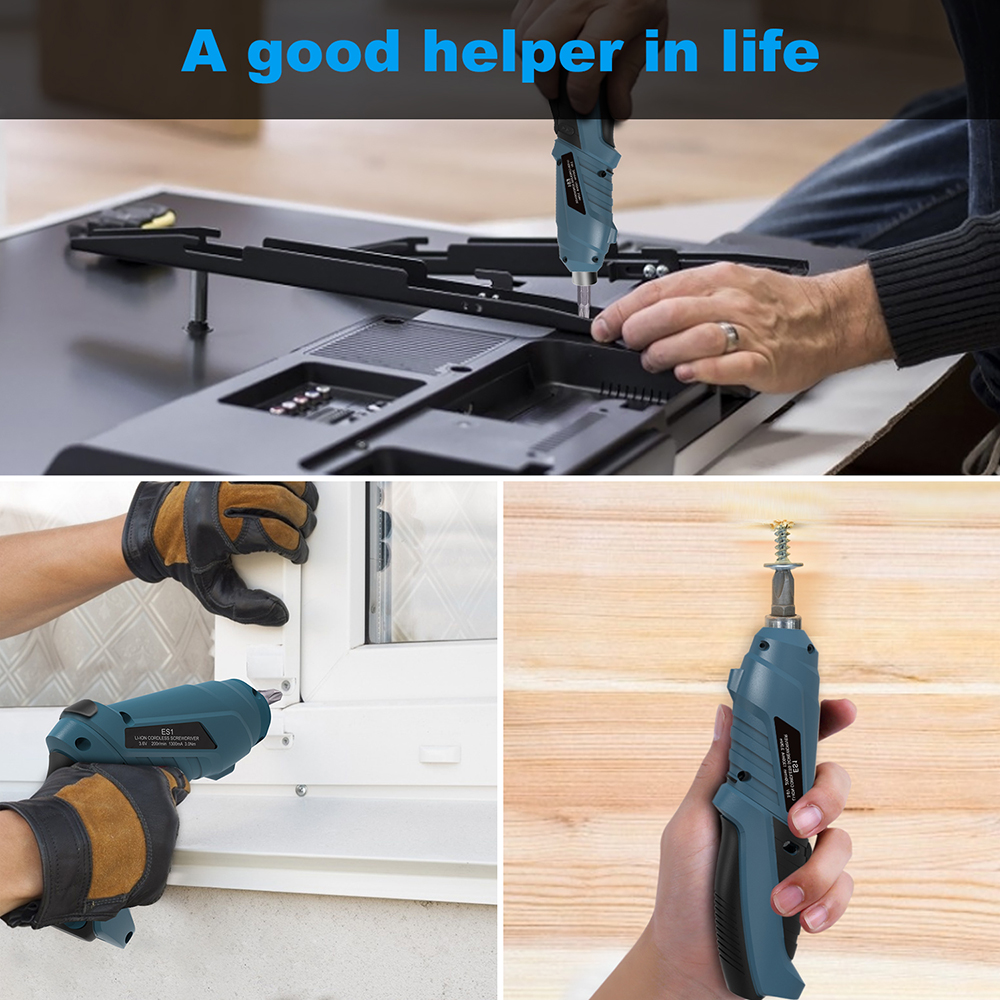 Hanmatek tournevis électrique ensemble Rechargeable éclairage LED Mini tournevis sans fil batterie tournevis Kit perceuse outil