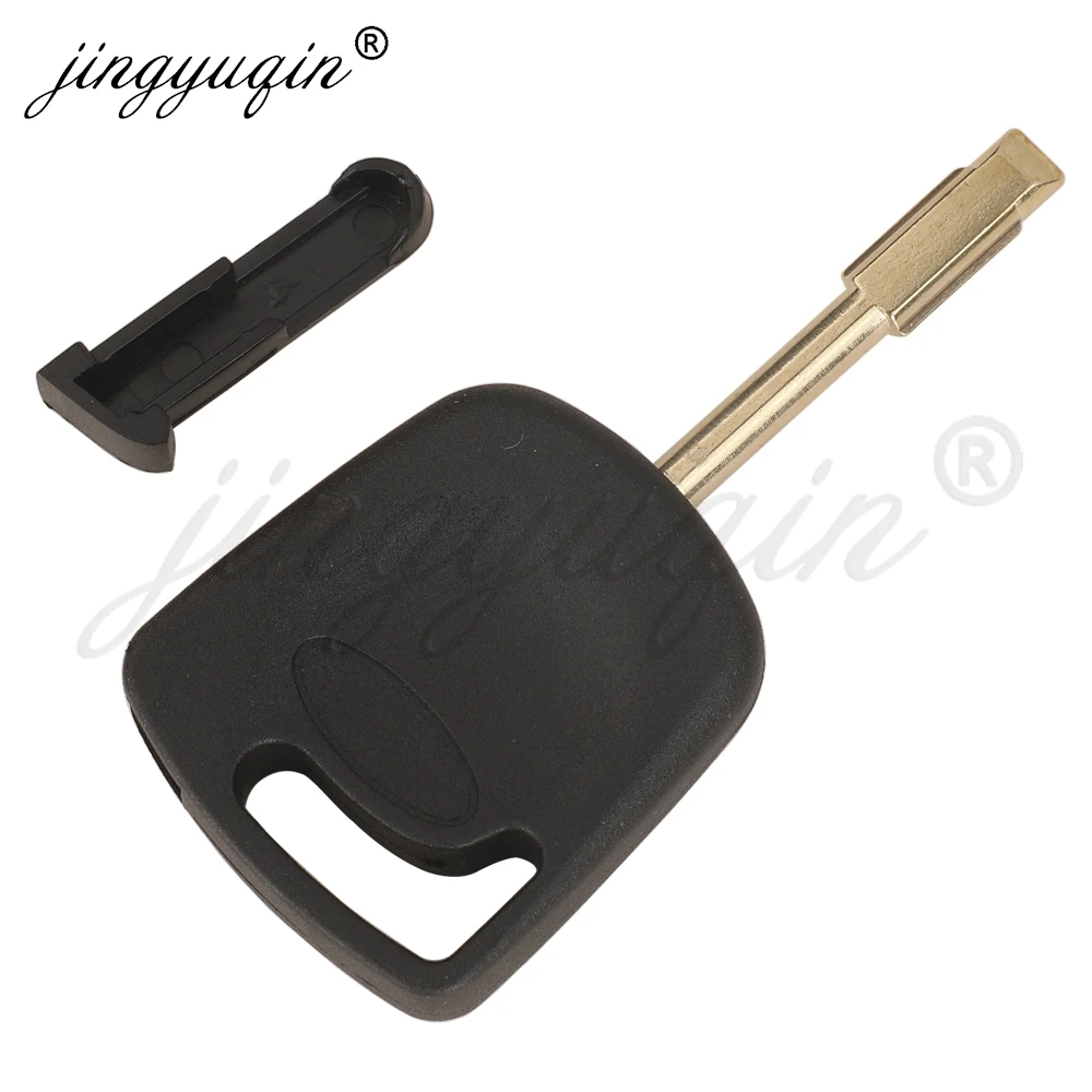 Jingyuqin-funda para llave de coche, 10 piezas, para Ford Focus, Mondeo, Fiesta, Escort, KA Transit, Jaguar XJ8, conectar sin Chip, transpondedor FO21