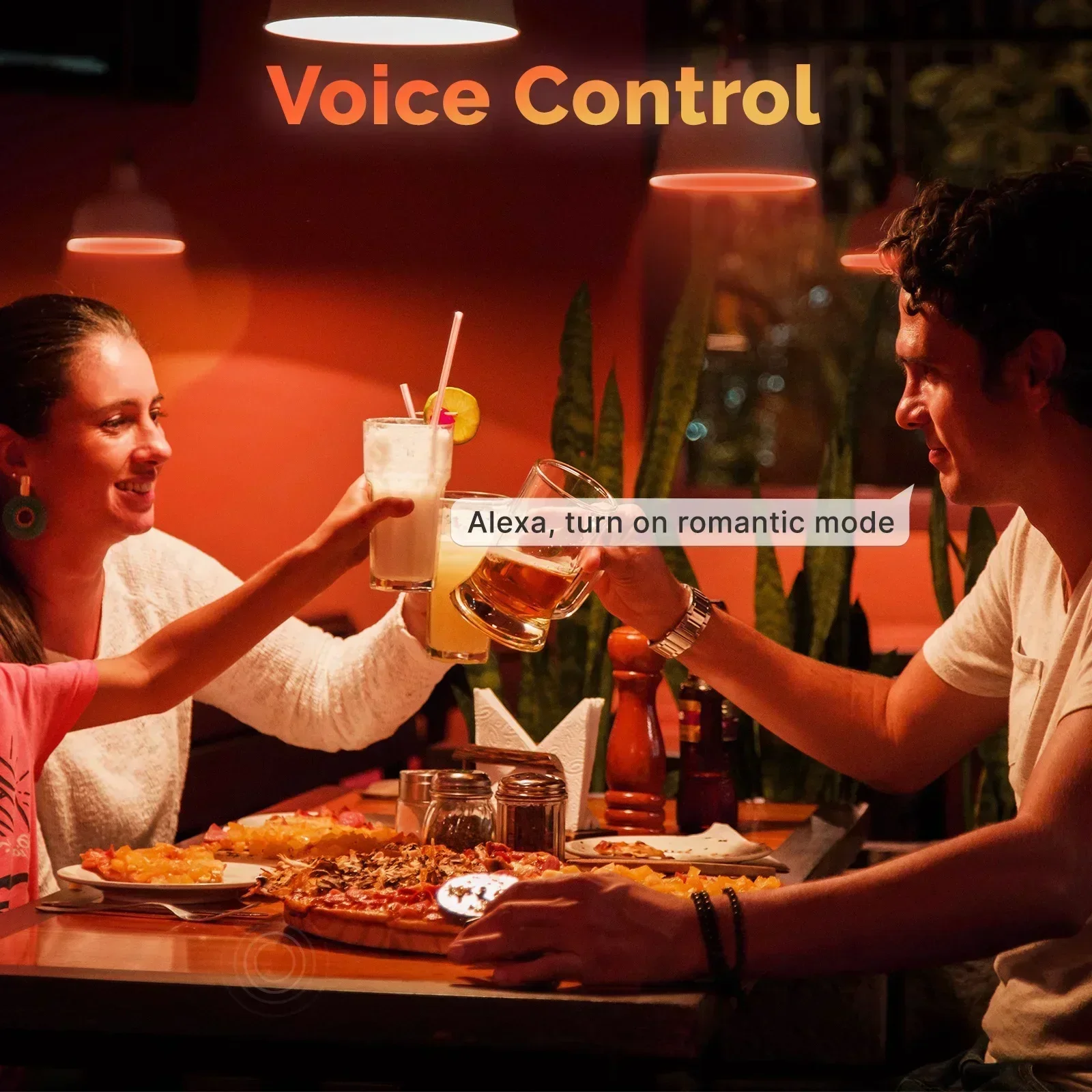 MOES Tuya WiFi Smart ST64 Edison LED-Glühbirnen, 16 Millionen RGB-Farbwechsel, 2700 K–6500 K, dimmbar, funktioniert mit Alexa/Google Home