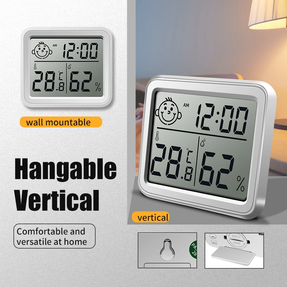 Termómetro Digital Bluetooth, higrómetro LCD para interiores, medidor electrónico de temperatura y humedad, Sensor, estación meteorológica