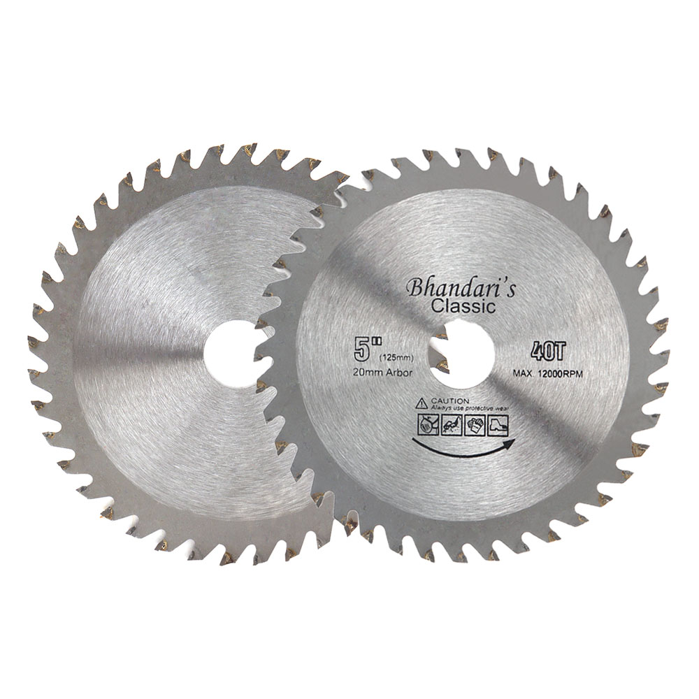 Hoja de sierra de madera SIFANG, diámetro de 125mm, 30 40 dientes, disco de sierra TCT, disco de corte con punta de carburo, hoja de sierra Circular