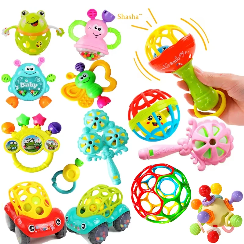 Hoạt Hình Tay Cầm Nắm Cho Bé Lục Lạc Đồ Chơi Cho Trẻ Sơ Sinh Miếng Dán Giáo Dục Phát Triển Ban Đầu Lục Lạc Cho Trẻ Sơ Sinh Từ 0 12 Tháng Đồ Chơi Sơ Sinh