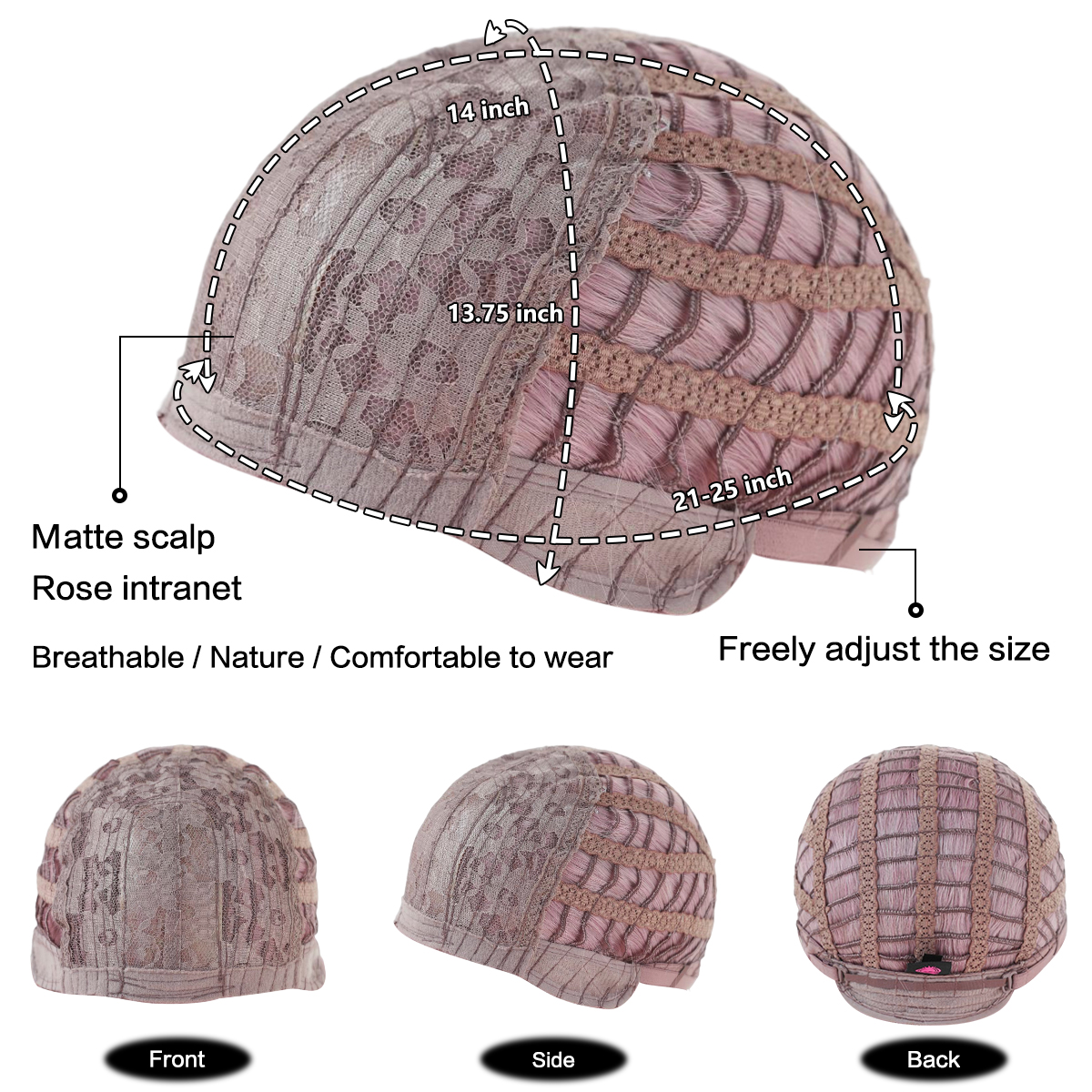 7JHH かつらロング波状ピンクウィッグ女性のためのデイリーパーティーコスチューム人工毛ウィッグ前髪付きハロウィンコスチュームカーニバルロリータウィッグ